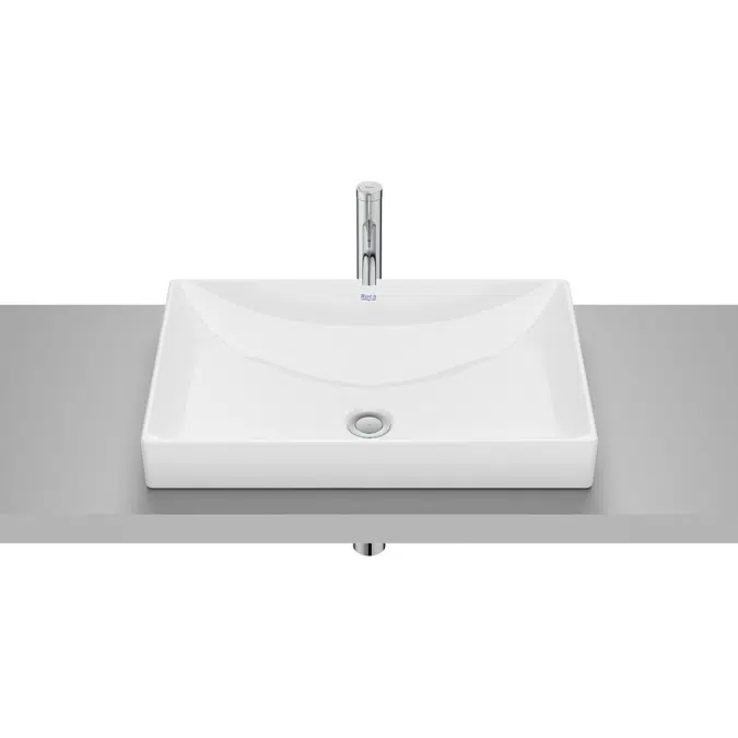 Ona White Semi Inset Basin 600mm x 400mm 9512576