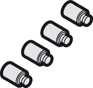 Threaded end insert, Glass clamp - 940.67.090