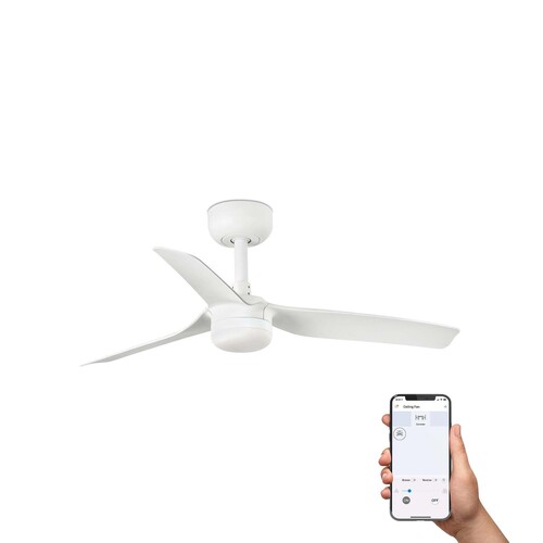 MINI PUNT S LED Ceiling fan white 10W SWT TUYA