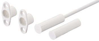 Circular flush-fitting magnetic contact with flange, Model 10295-6 - 912.02.112