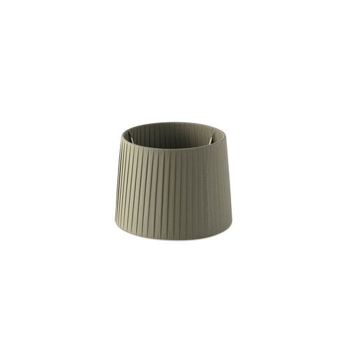 Olive green ribbon textile shade ø215×160