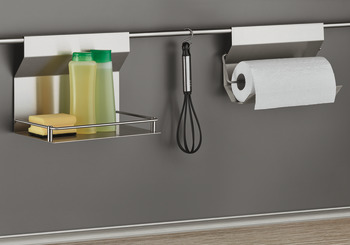 Multi-purpose shelf, Stainless steel railing system - 522.26.010