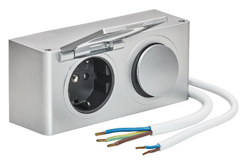 Schuko Safety Socket with On/Off Switch - 833.03.361