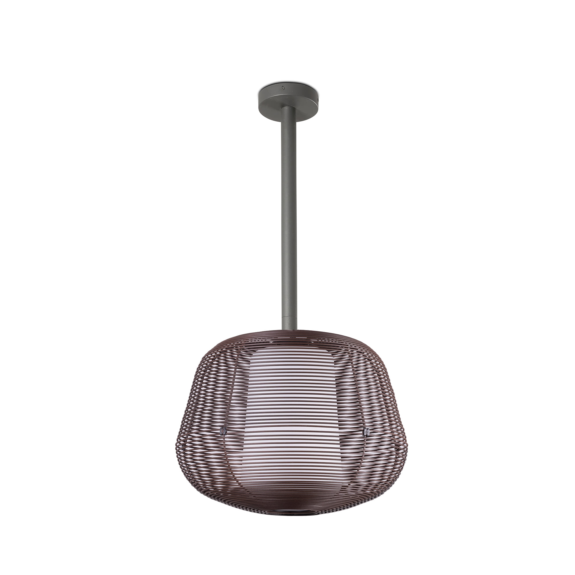 NARA M rust brown fixed pendant light 1xE27