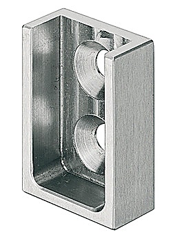 Rail end support, For square wardrobe rail 25 x 15 x 2,000 mm - 803.42.090