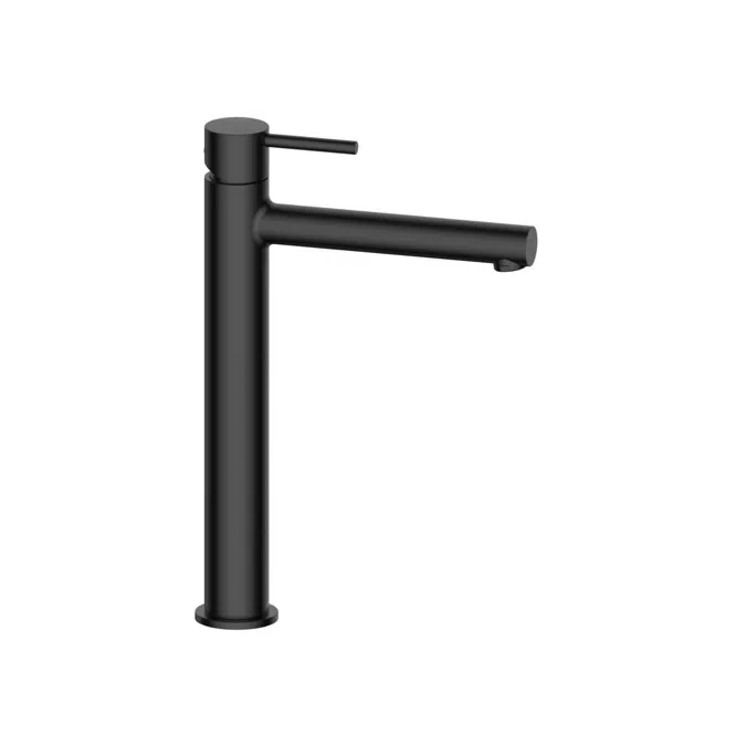 Mizu Drift Mat Siyah Uzatılmış Düz Lavabo Musluğu 2267219