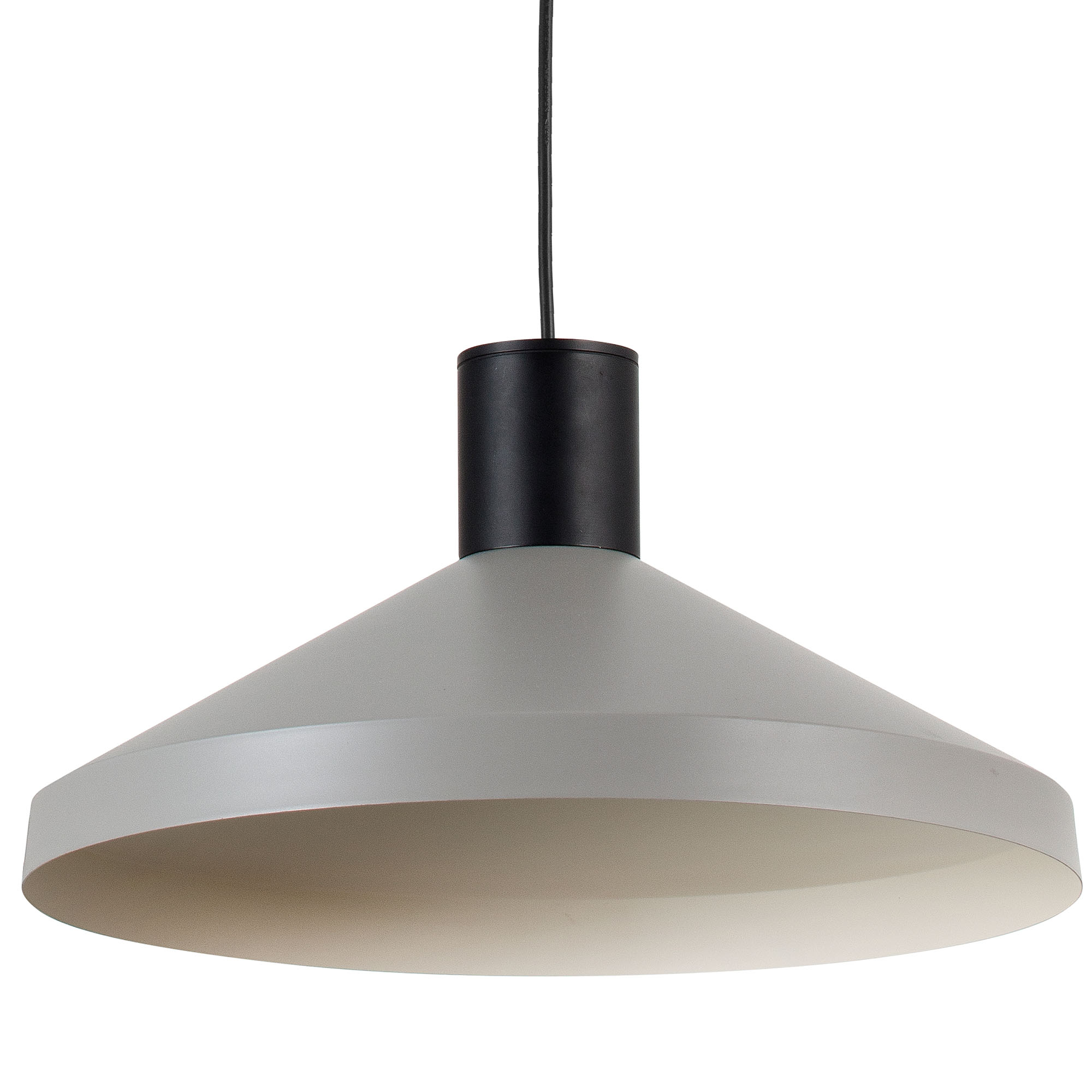 KOMBO 400 Grey pendant lamp with plug