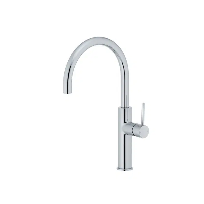 Mizu Drift Chrome Curve Gooseneck Sink Mixer 2265797