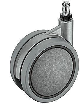 İkiz tekerlekli tekerlek, Yük taşıma kapasitesi 50 kg, serbest döner - 661.54.911