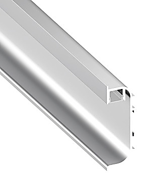 Recessed Grip ProfileDéco, C-profile with integrated LED profile - 126.00.008