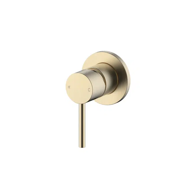 Mizu Drift Shower Mixer Kit Brushed Brass 9512599