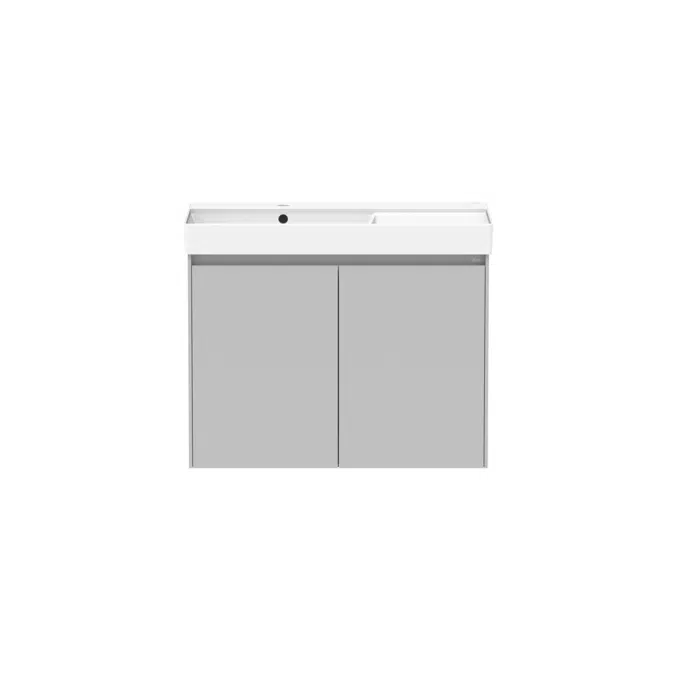 Ona Matte Grey All Door Left Hand Bowl Vanity 800mm 22441