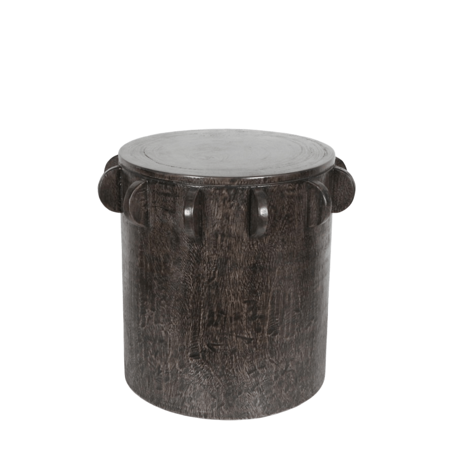 Lal Vintage Toprak Rengi El Yapımı Mungur Sehpa