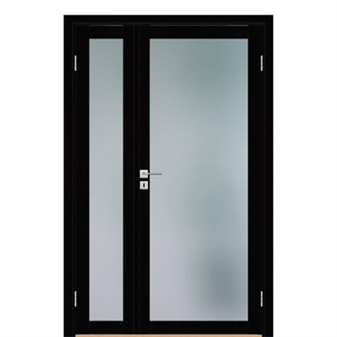 Superior Format 7532 Double Unequal Interior Door