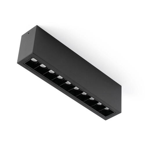 TROOP Surface 10x2W siyah-siyah 15° 4000K CRI90