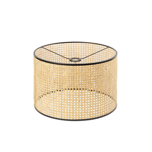 Rattan shade floor lamp 450 mm