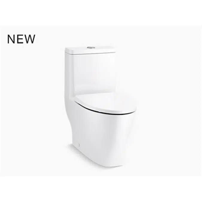 Reach Curv One-Piece Skirted Toilet