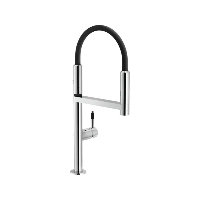 Nobili Move Krom Siyah Hortumlu Çekilebilir Lavabo Musluğu 2267461