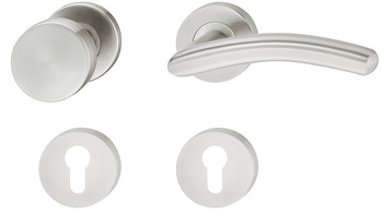 Kapı Kolu Seti, Paslanmaz Çelik, Startec, model LDH 2184 - 903.95.300