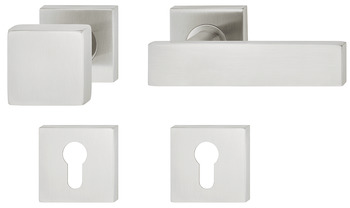 Door handle set, Stainless steel, Startec, model LDH 2187 - 903.85.070