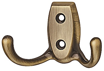 Wardrobe hook, Zinc Alloy, With 2 HooksDéco - 855.00.030