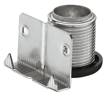 Plinth height adjuster with supporting bracket - 637.42.950