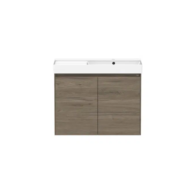 Ona Dark Elm All Door Right Hand Bowl Vanity 800mm 22447