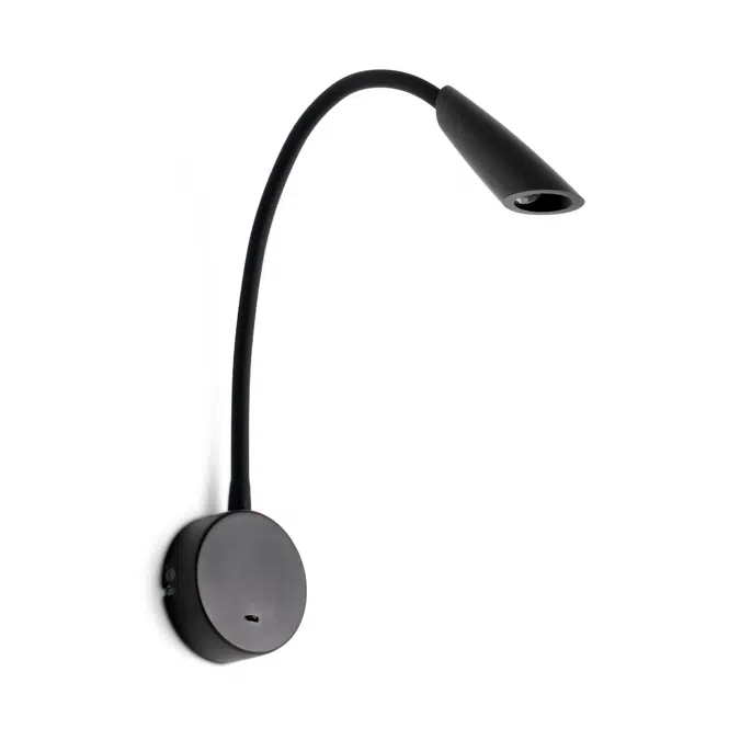 41032 - BOKEN Black Wall Lamp Reader