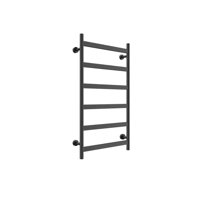 Mizu Stream 600 x 1050mm Matte Black Heated Towel Rail 9508766