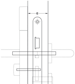 Screw set, for connecting the exterior/interior module and thumbturn - 917.80.853