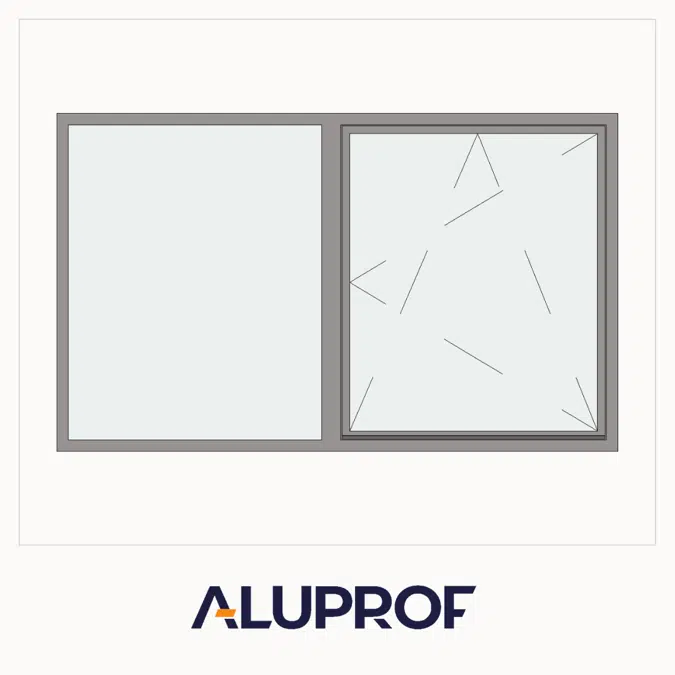 MB-86 SI 2-sash Tilt & Turn Fixed Window