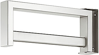 Wall mounted wardrobe rack, swivelling, wall mounting, stainless steel - 844.19.090