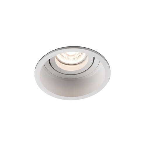 HYDE R White adjustable round recessed lamp