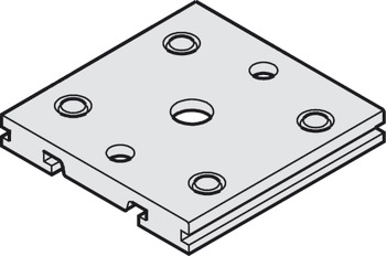 Fixing plate, for 2 x single running track - 943.30.024