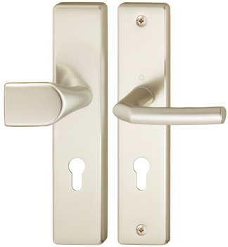 Security door handles, Aluminium, Hoppe, Birmingham 78G/2221A/2440/1117 - 904.81.262