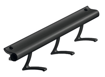 Guide track, For Labos wall system, with 3 narrow hooks - 814.21.304
