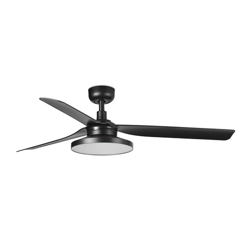 PUNT M TAK Black fan Wall Control black 3000K