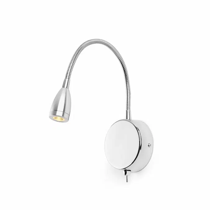 40994 - LOKE Chrome Wall Lamp Reader