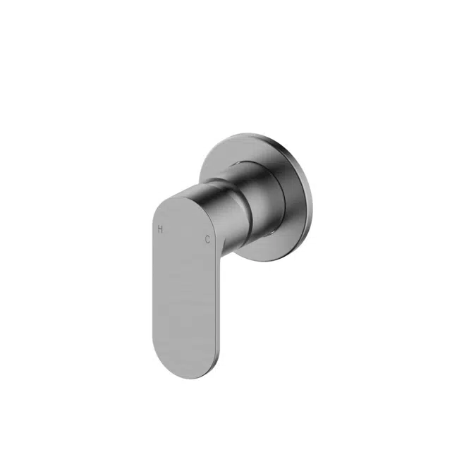 Mizu Soothe MK2 Brushed Gunmetal Shower Mixer Kit 9512383