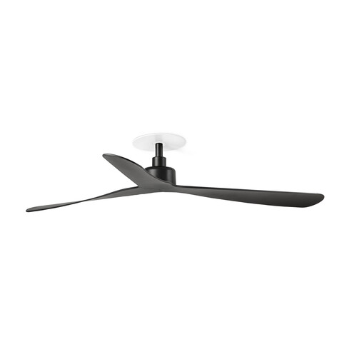 ROCKER RECESSED L Ceiling fan siyah