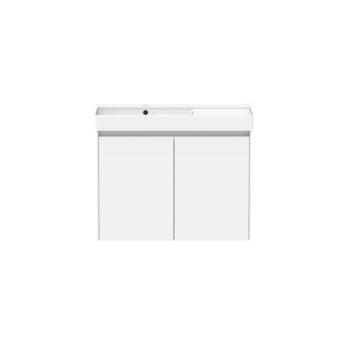 Ona Matte White All Door Left Hand Bowl Vanity 800mm 22440