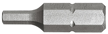 Bit with standard WAF, Hexagon socket, length: 25 mm - 006.37.650