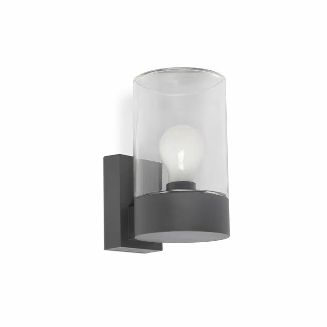 71743 - KILA Dark Grey Wall Lamp Transparent