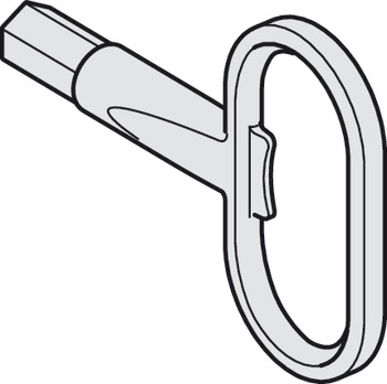 Hexagon socket key, For floor spring - 943.55.405