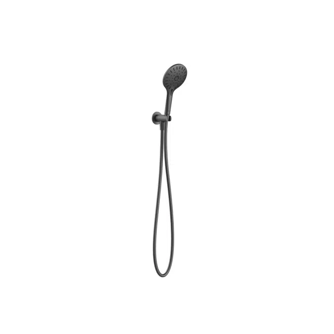 Roca Ona Matte Black Handshower with Wall Bracket (5 Star) 14937