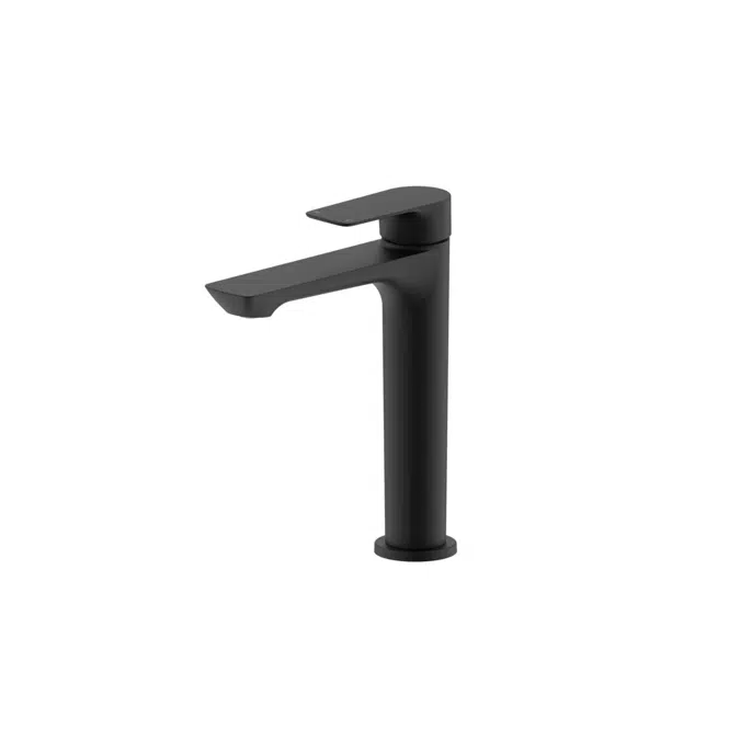 Milli Trace Medium Height Basin Mixer Matte Black 2266011