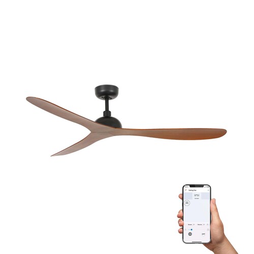 GOTLAND M siyah/ceviz fan TUYA