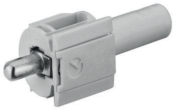 Cabinet connector, SP 15/8/5 with spring system, for wooden shelves - 282.84.503