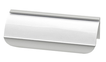 Handle with labelDéco, aluminium, label size 80 x 15 mm - 155.01.140