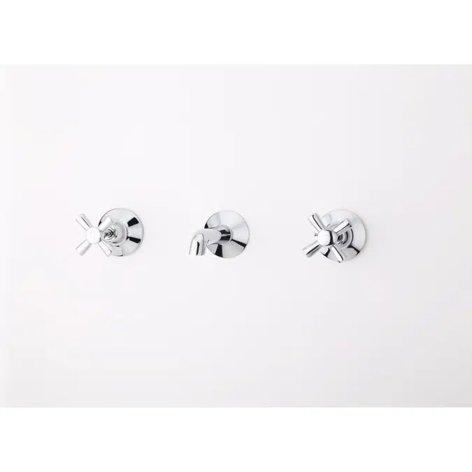 Base Chrome Anti-Vandal Bath Set 9505428